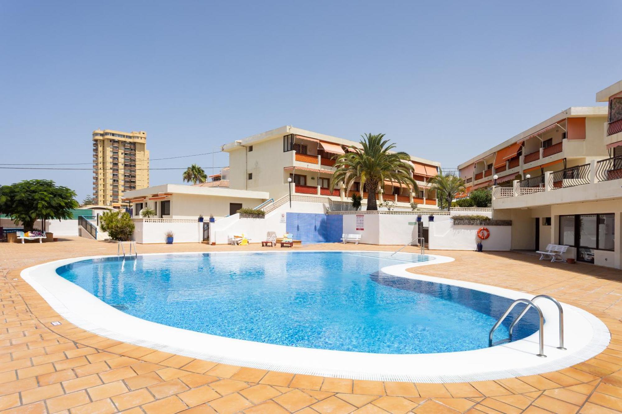 Frontline Playa Las Vistas With Pool, Parking, Sea Los Cristianos  Exterior foto