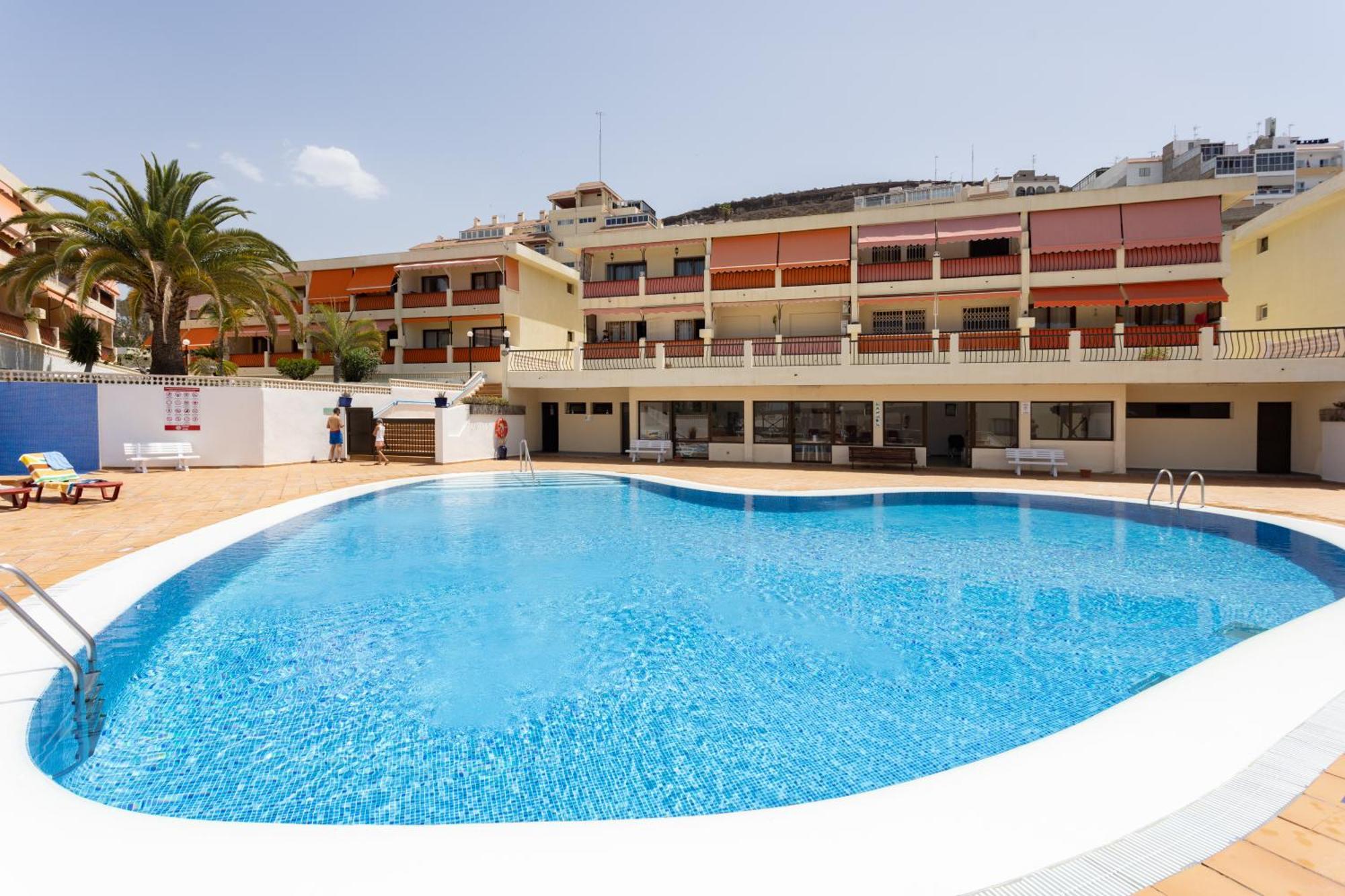 Frontline Playa Las Vistas With Pool, Parking, Sea Los Cristianos  Exterior foto