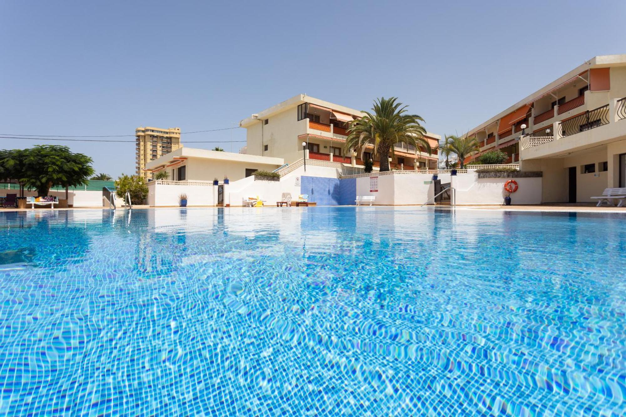 Frontline Playa Las Vistas With Pool, Parking, Sea Los Cristianos  Exterior foto