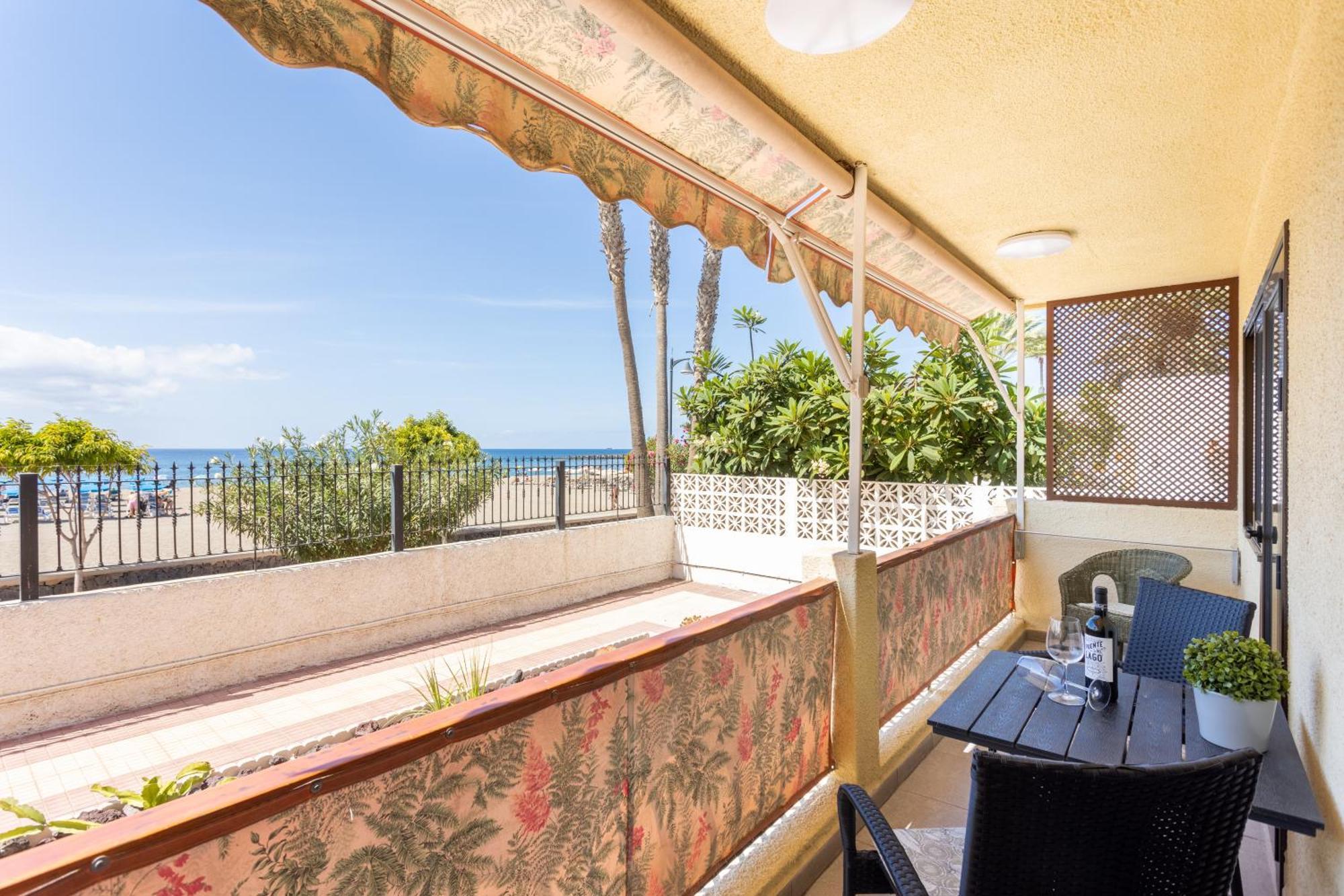 Frontline Playa Las Vistas With Pool, Parking, Sea Los Cristianos  Exterior foto